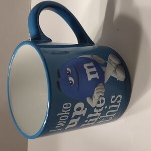 M&M Blue "I Woke Up Like This" Ceramic Mug